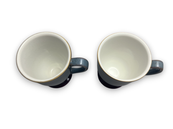 2x  Denby Storm Grey Mugs