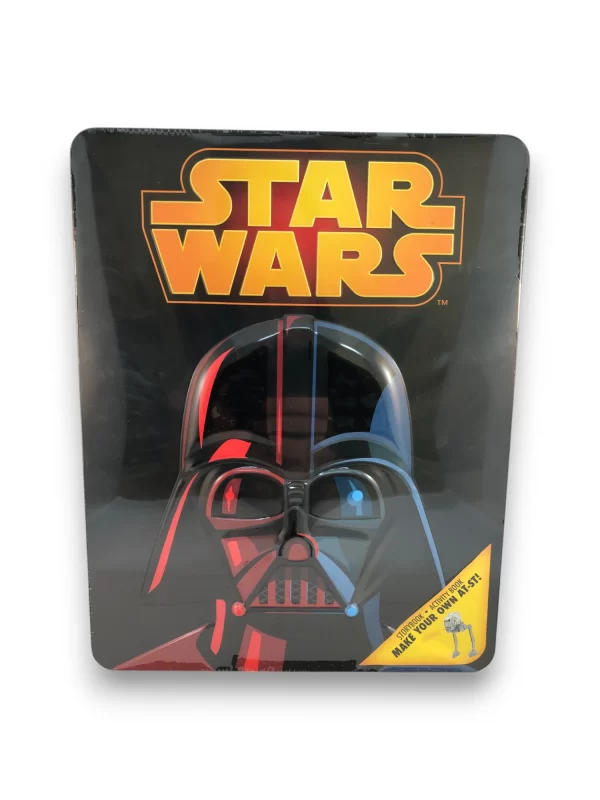 Star Wars Darth Vader Collector’s Tin – Storybook + Activity Book + Build-Your-Own AT-ST