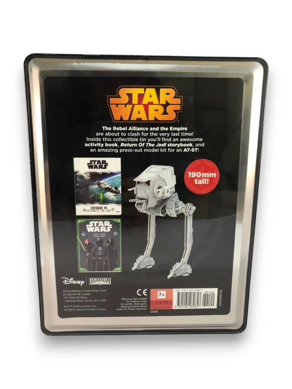 Star Wars Darth Vader Collector’s Tin – Storybook + Activity Book + Build-Your-Own AT-ST