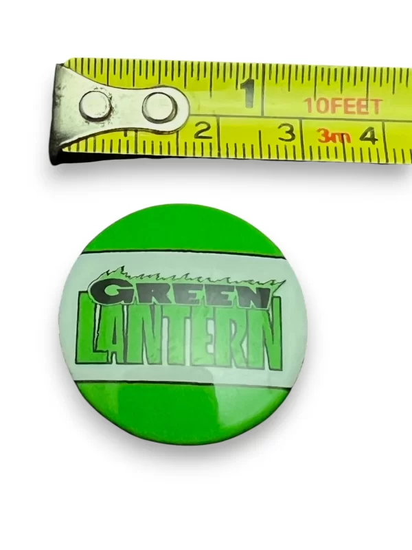 Green Lantern Retro Logo Metal Pinback Button